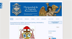 Desktop Screenshot of hermandaddelaresurreccion.com