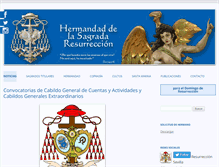 Tablet Screenshot of hermandaddelaresurreccion.com